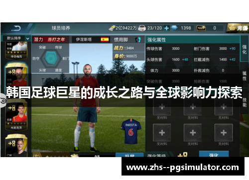 韩国足球巨星的成长之路与全球影响力探索